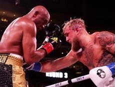 Jake Paul secures points victory over Anderson Silva after knocking down UFC legend