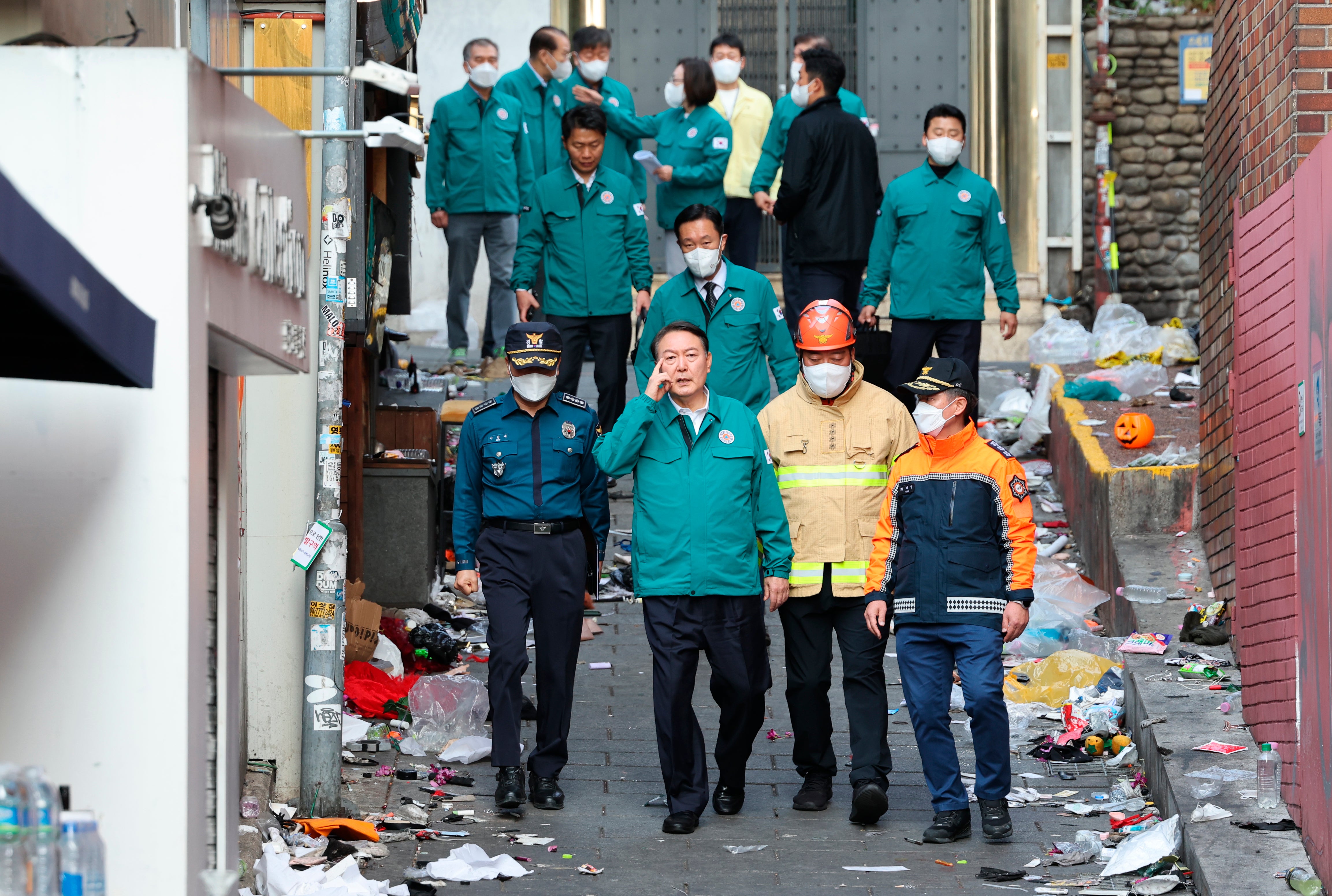 South Korea Halloween Crowd Surge