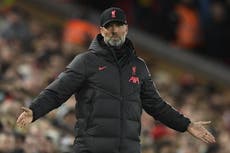 Jurgen Klopp says Liverpool’s ‘inconsistency’ could cost them Champions League qualification