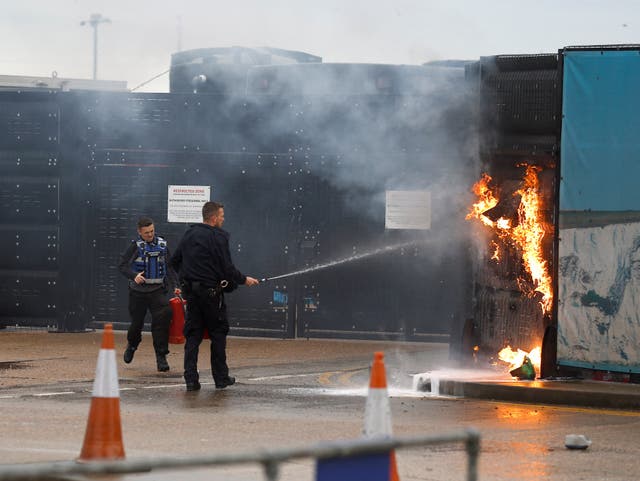 <p>Andrew Leak, 66, firebombed a reception centre for small boats in Dover on 30 October  </p>