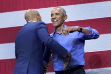 Fired up Barack Obama blitzes the campaign trail in final stretch before midterms
