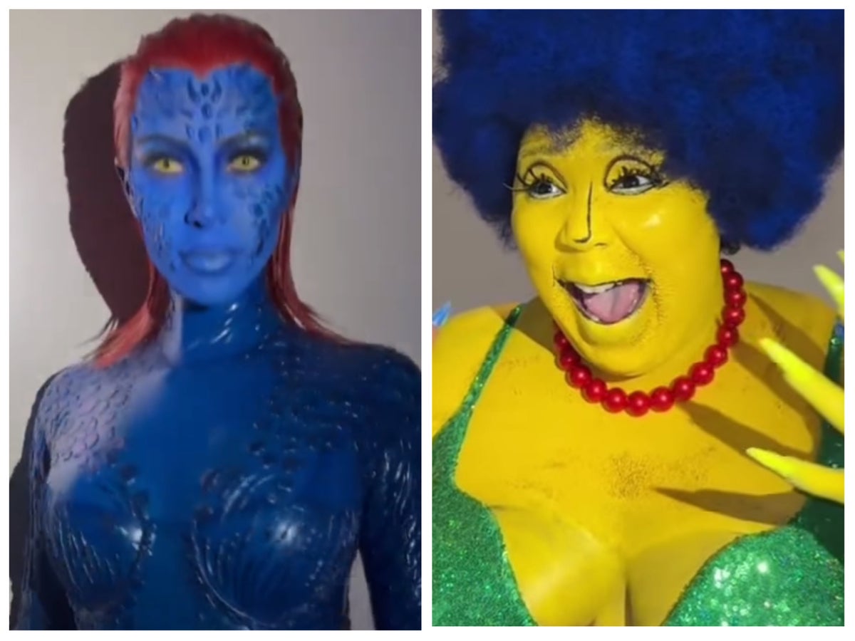 Halloween 2022: Best celebrity costumes from Kim Kardashian’s Mystique to Lizzo’s Marge Simpson