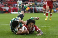 Tonga run in 16 tries in comfortable World Cup victory over Cook Islands