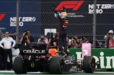 Max Verstappen cruises to comfortable win at Mexican Grand Prix with Lewis Hamilton second 