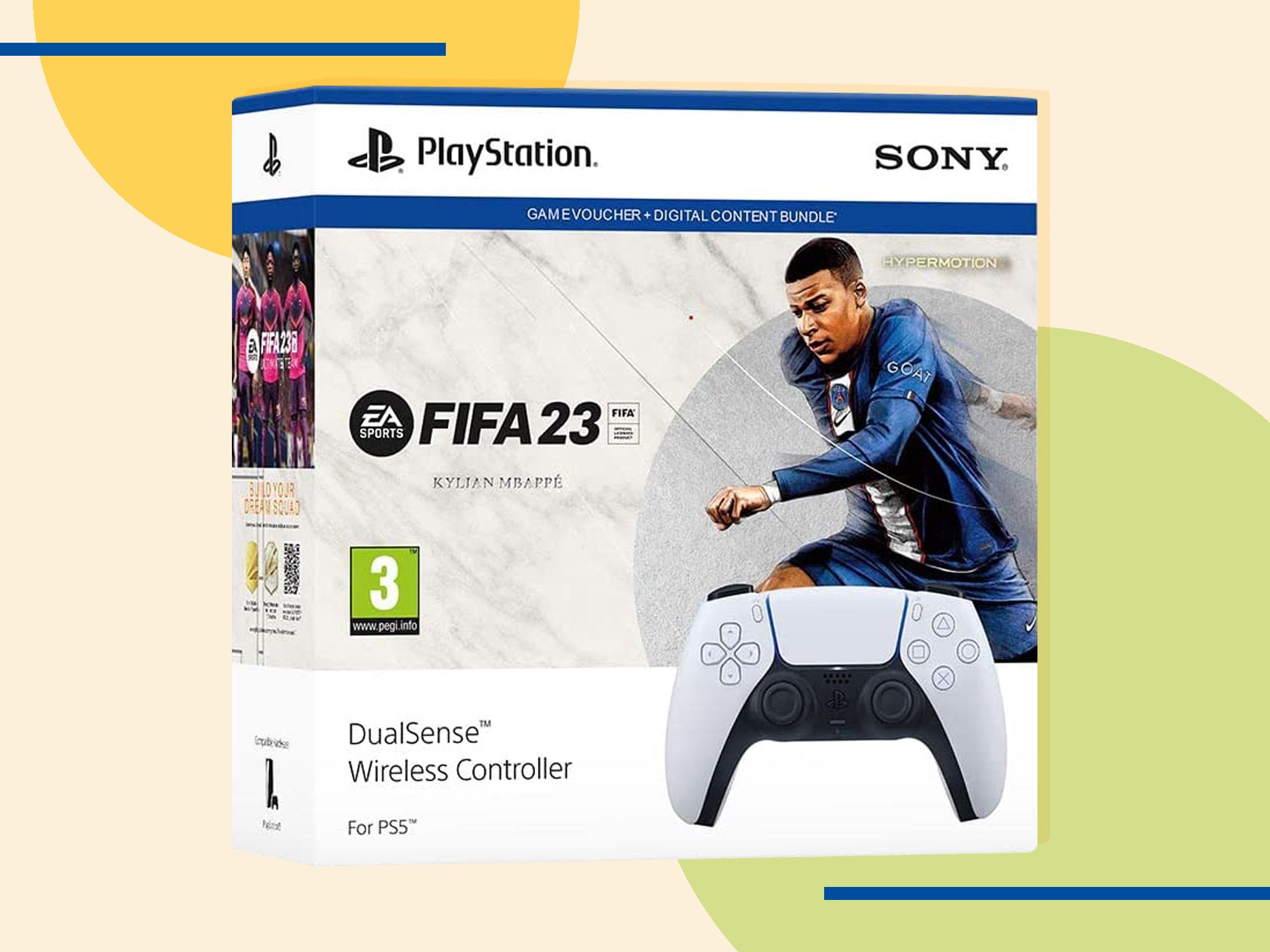 Save nearly £50 on FIFA 23 when you buy a PS5 dualsense controller