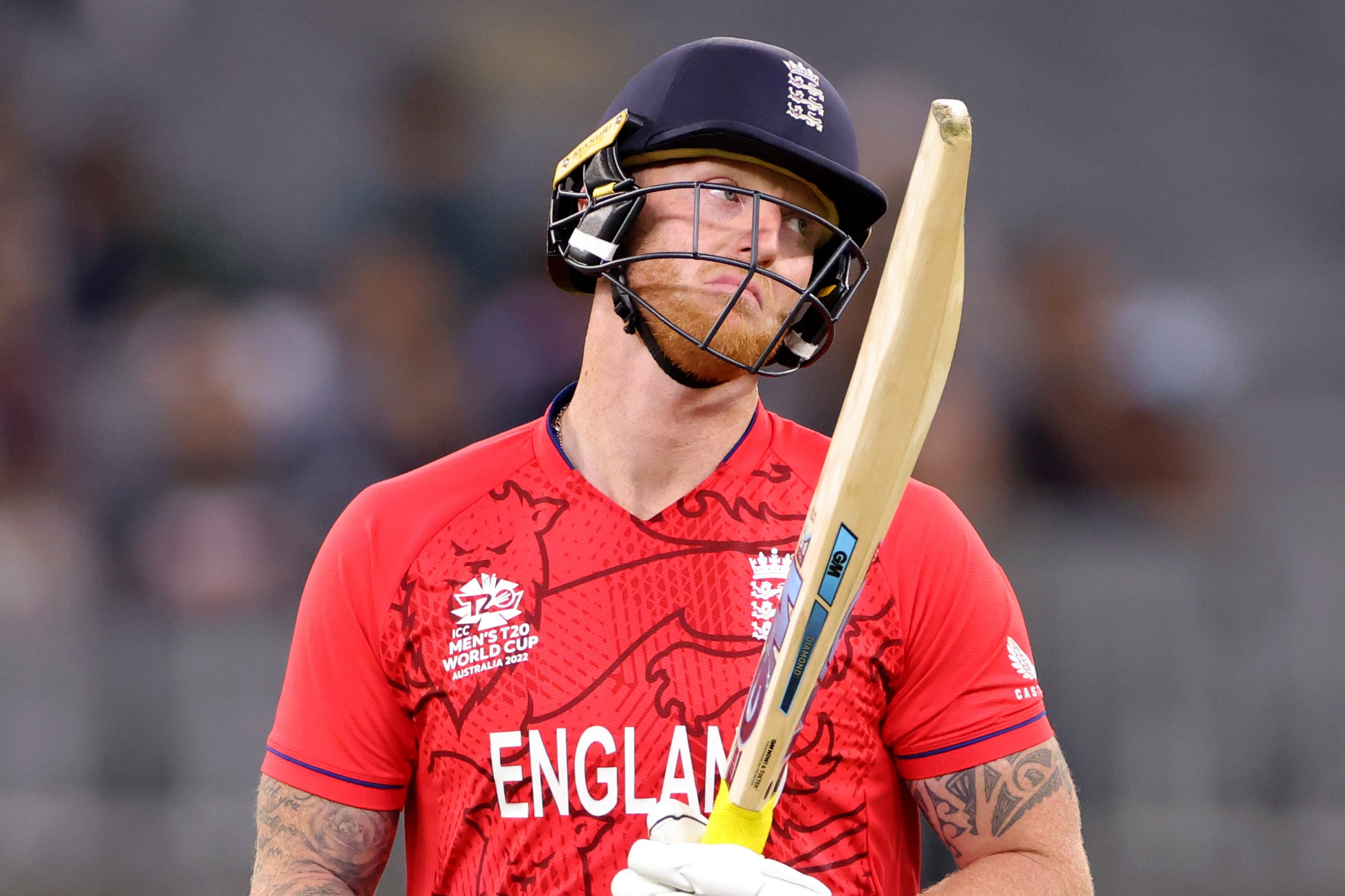 Ben Stokes has not hit his straps with the bat at the T20 World Cup (PA)