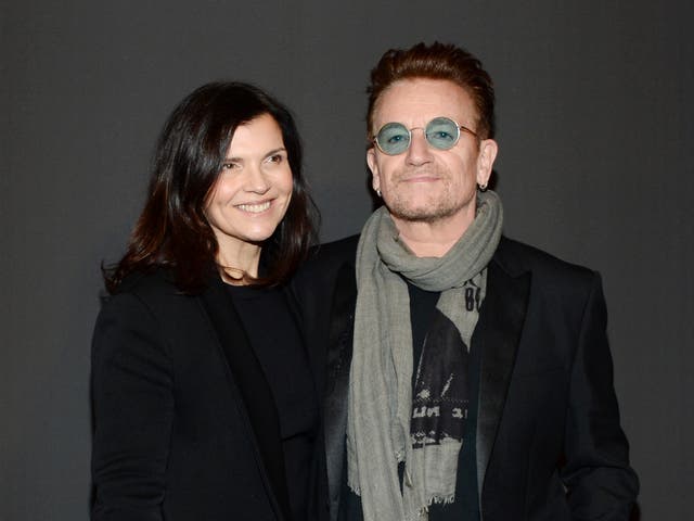 <p> Bono and Ali Hewson attend the Dior Homme Menswear Fall/Winter 2017-2018 show as part of Paris Fashion Week on January 21, 201</p>