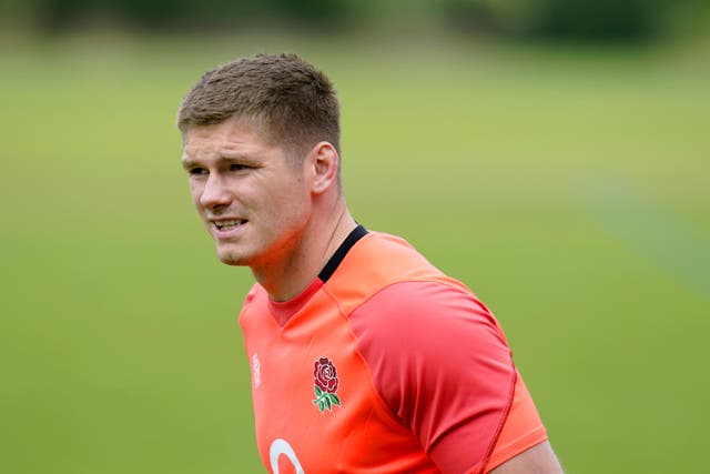 Owen Farrell has rejoined the England squad after a head injury (Andrew Matthews/PA)