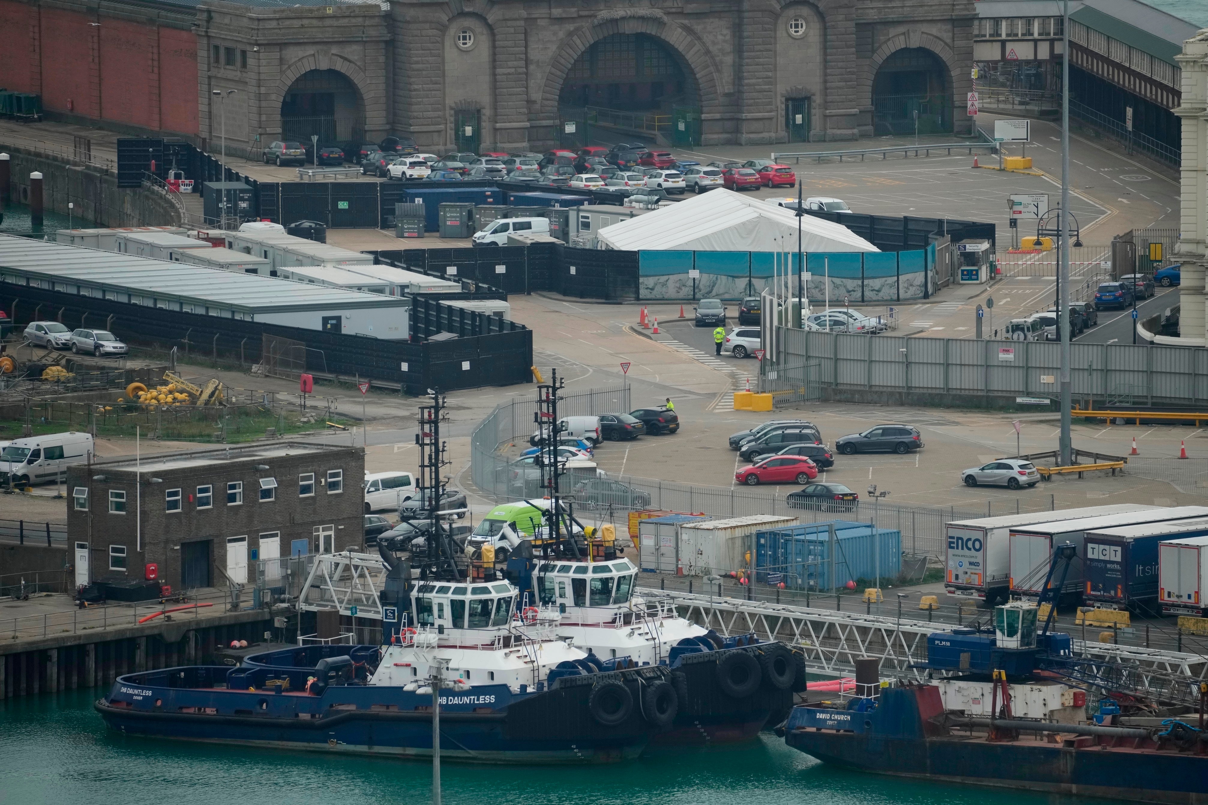 Britain Migration Fire