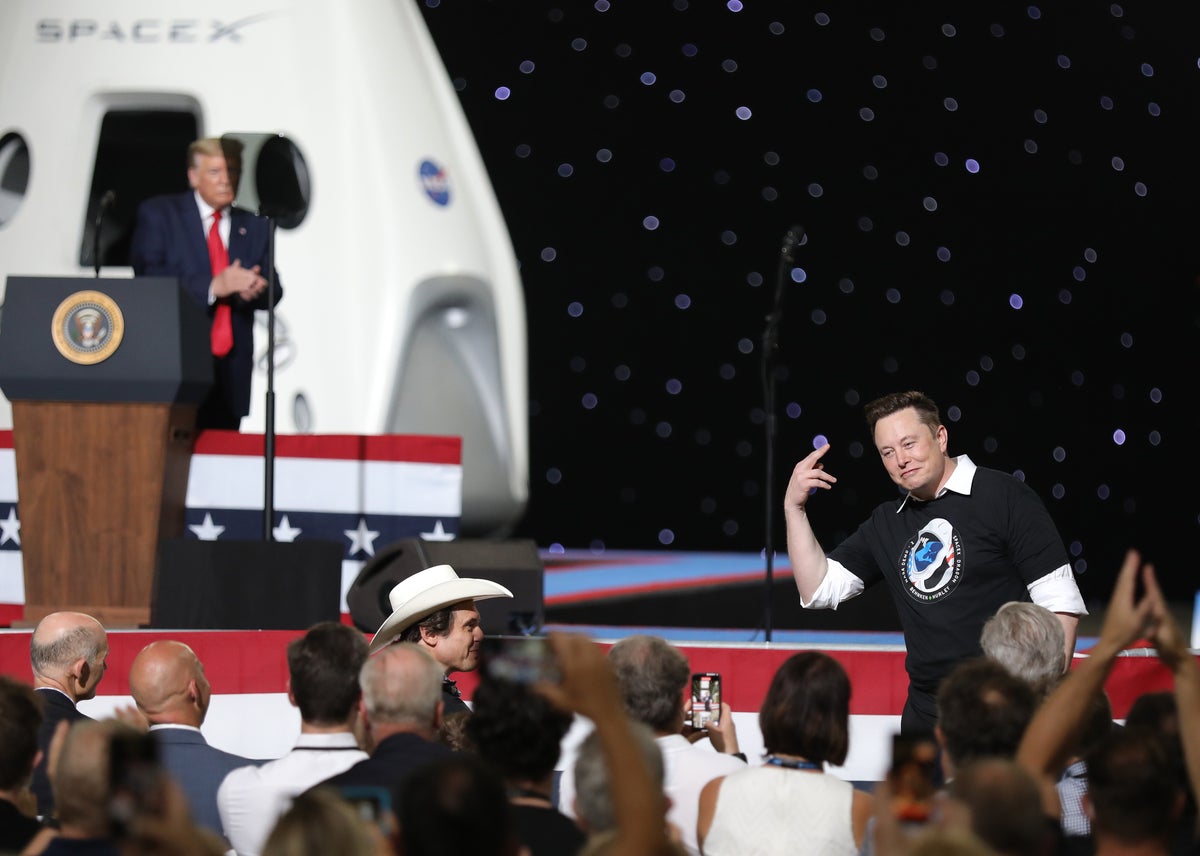 Elon Musk complains about being asked about Trump’s Twitter return