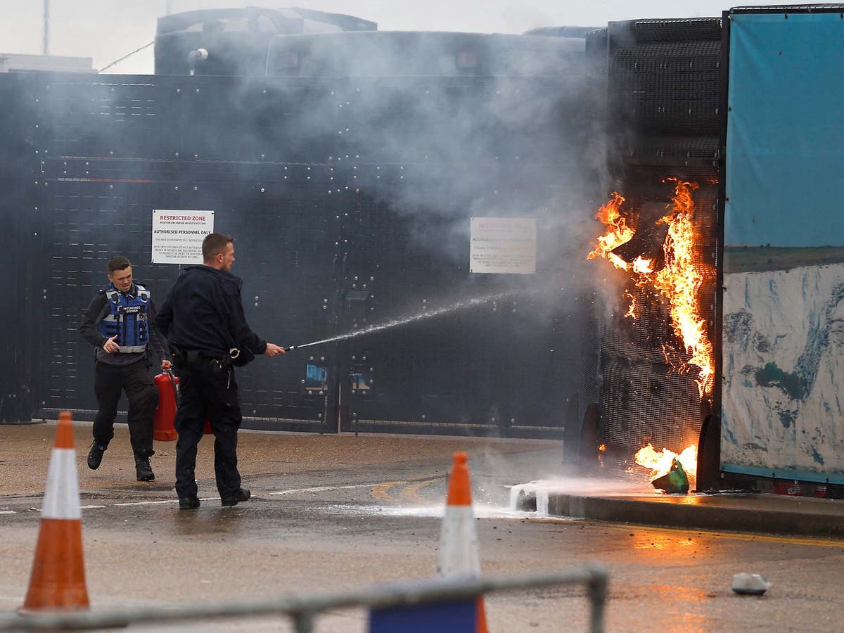 Dover terror attack: Andrew Leak, 66, killed himself within minutes of firebombing migrant reception facility, inquest hears