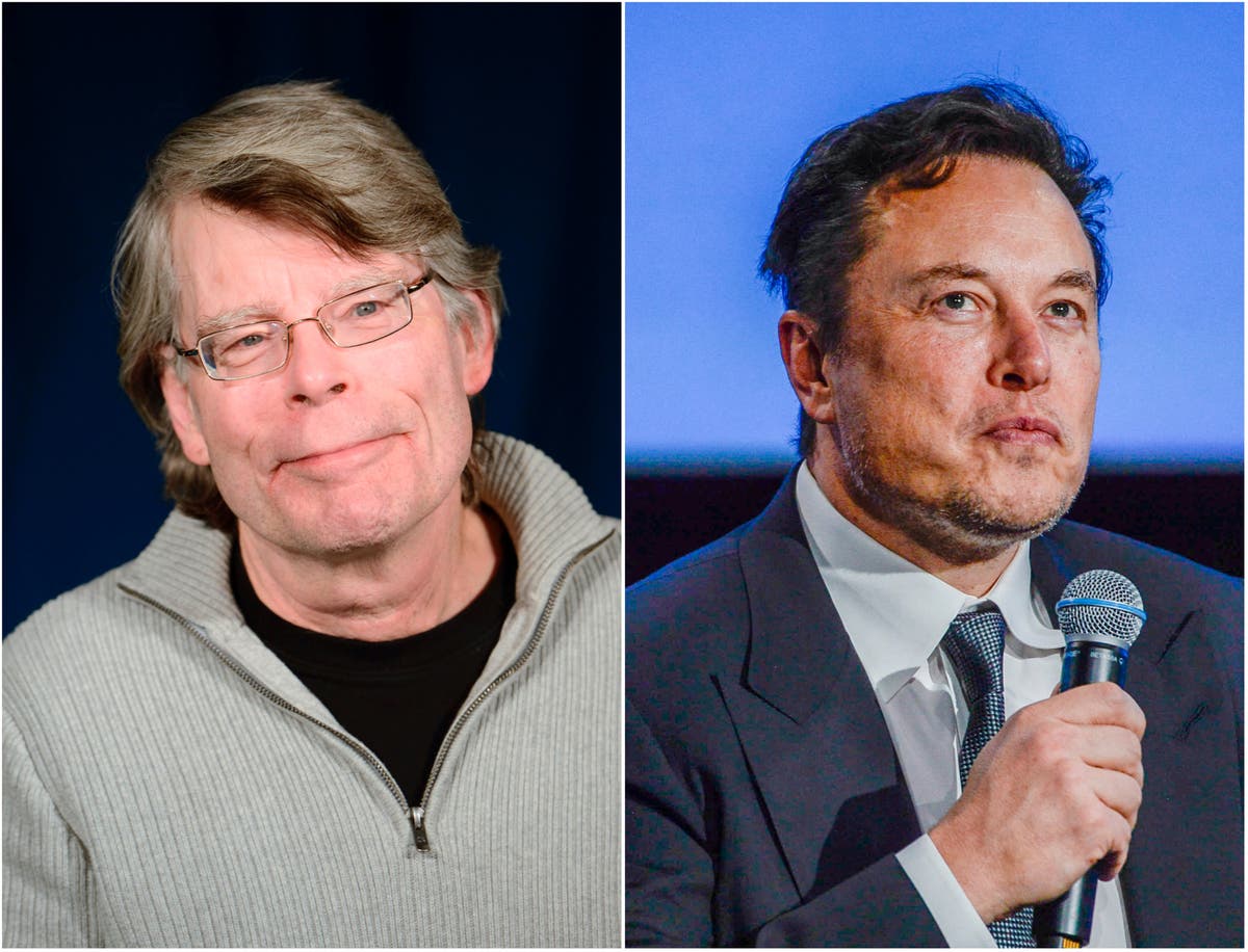 Stephen King hits back at Elon Musk’s reported plan to charge blue-tickers on Twitter