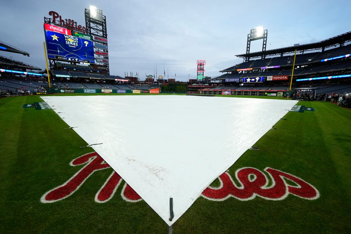 World Series rainout, Astros-Phils to play Game 3 Tuesday