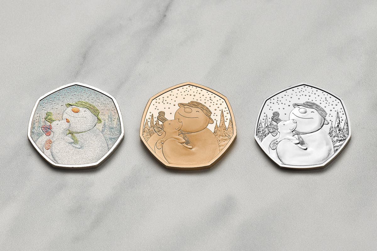 The Snowman and The Snowdog collectable 50p launched by Royal Mint