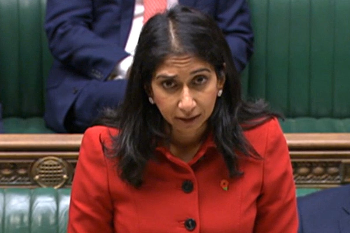 Suella Braverman – live: Home secretary challenges critics to try to ‘get rid’ of her