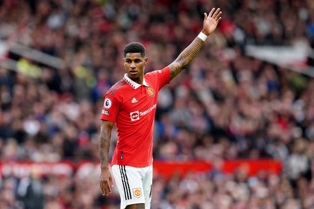 Manchester United want to ensure Marcus Rashford’s future at Old Trafford before he is eligible to speak with foreign clubs in January (Martin Rickett/PA)