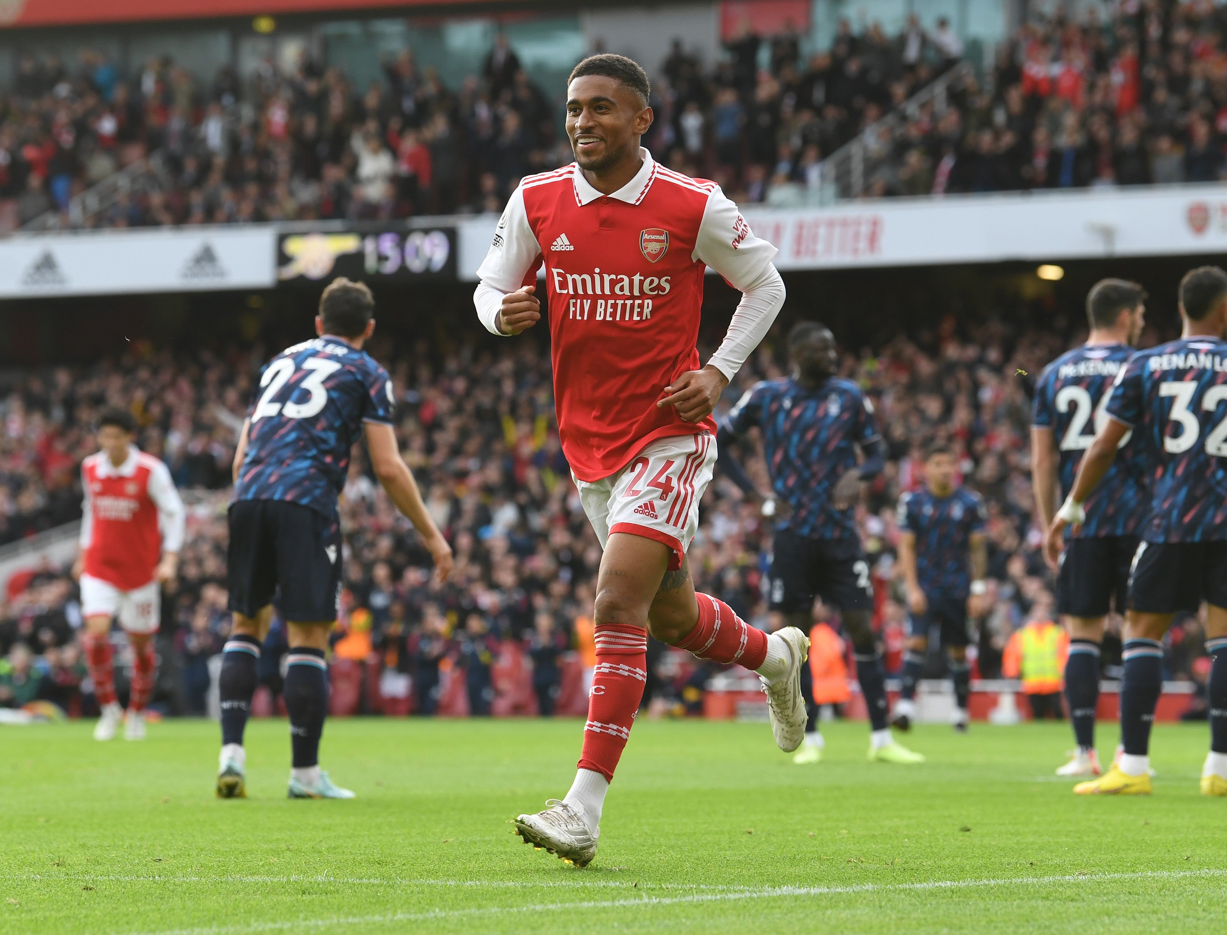 The forward came off the bench to score twice against Nottingham Forest on Sunday