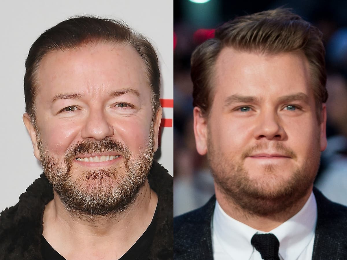 James Corden called out for ‘scandalous’ theft of famous Ricky Gervais joke
