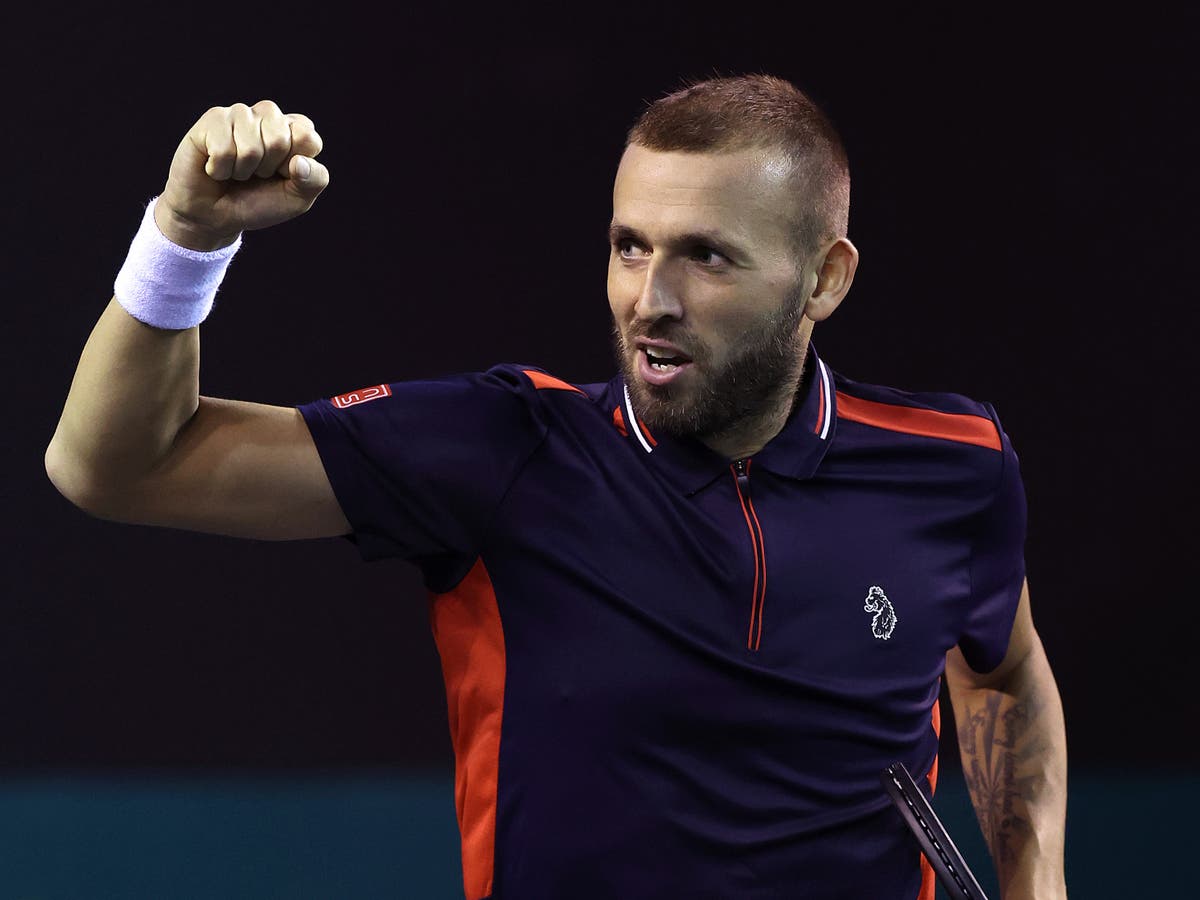 Paris Masters 2022: Dan Evans sets up Stefanos Tsitsipas clash with win ...