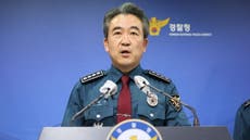 South Korea police chief says response to crowd crush was 'inadequate'
