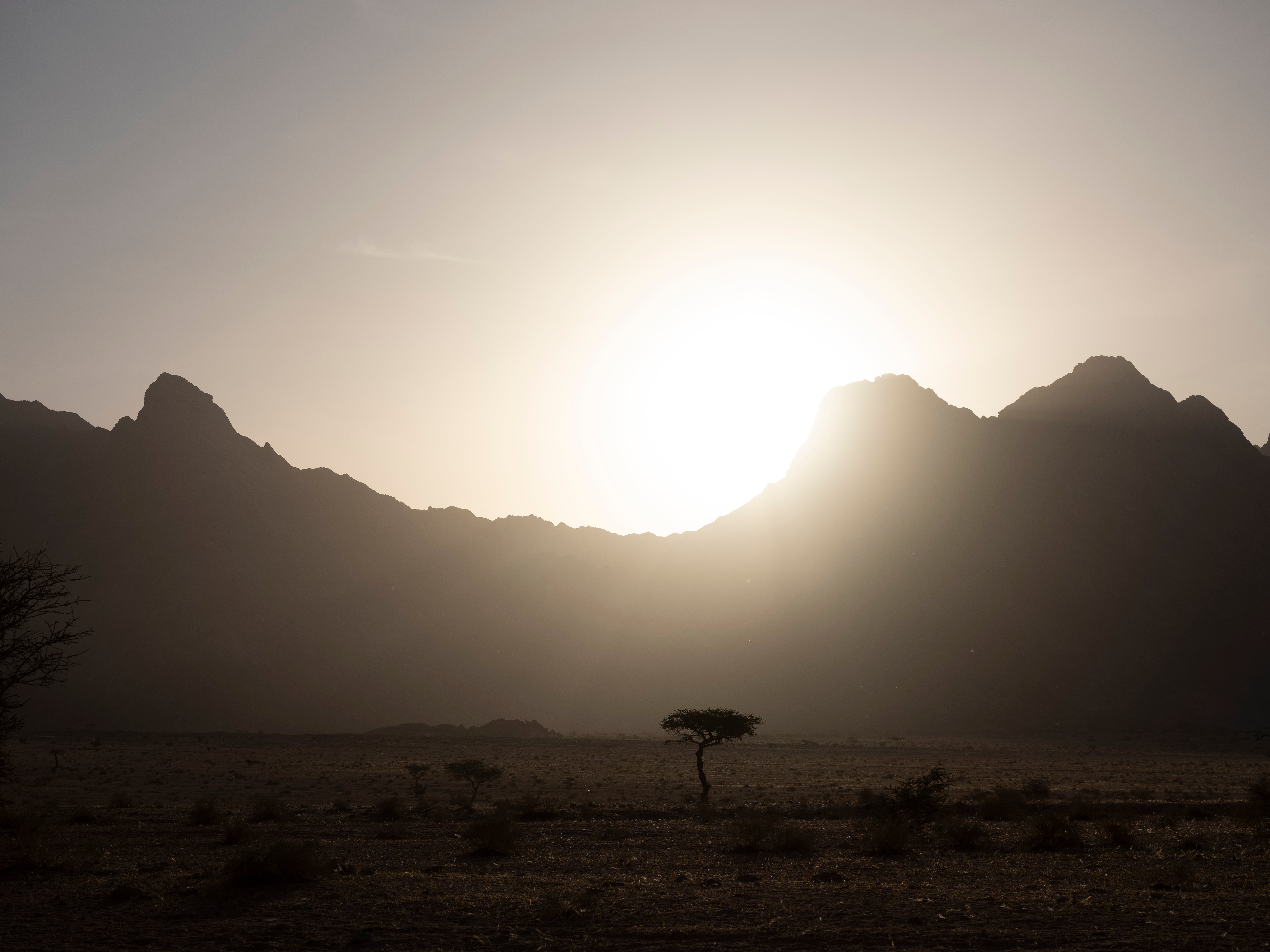 Mountains in Tabuk, northwest Saudi Arabia