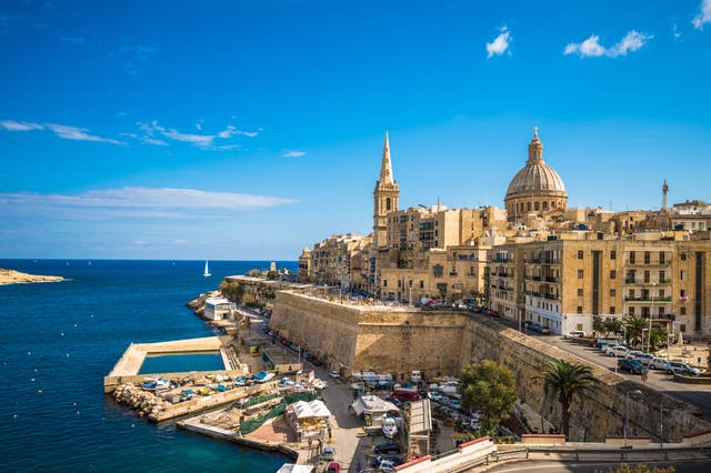 <p>Valletta, Malta’s handsome port capital</p>