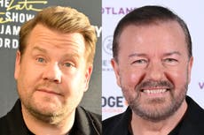 James Corden denies intentionally stealing Ricky Gervais’ ‘brilliant’ stand-up joke