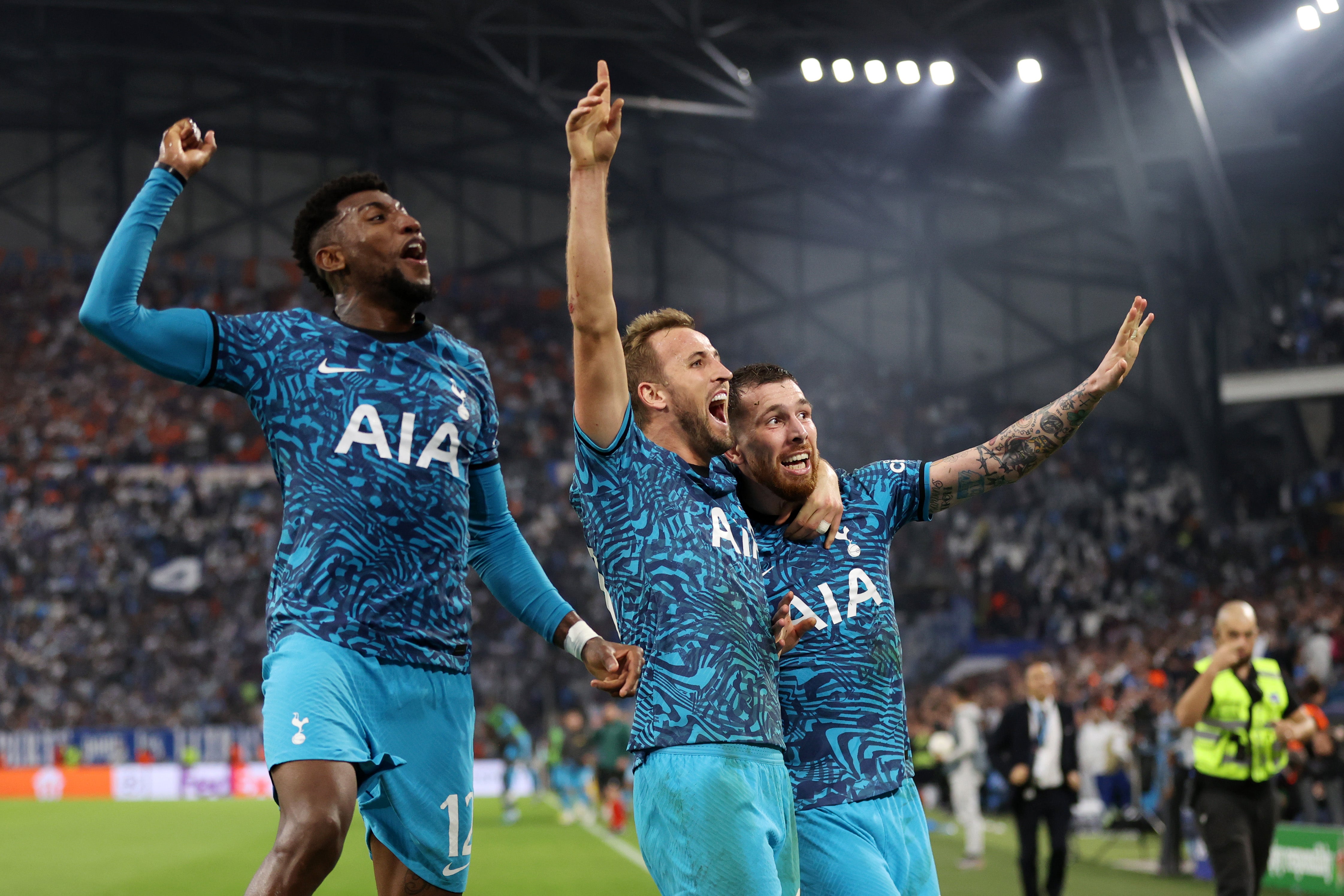 Spurs edged past Marseille to seal their Champions League qualification