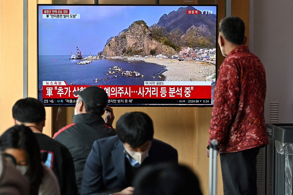 North Korea fires more than 10 missiles towards South Korea in major escalation