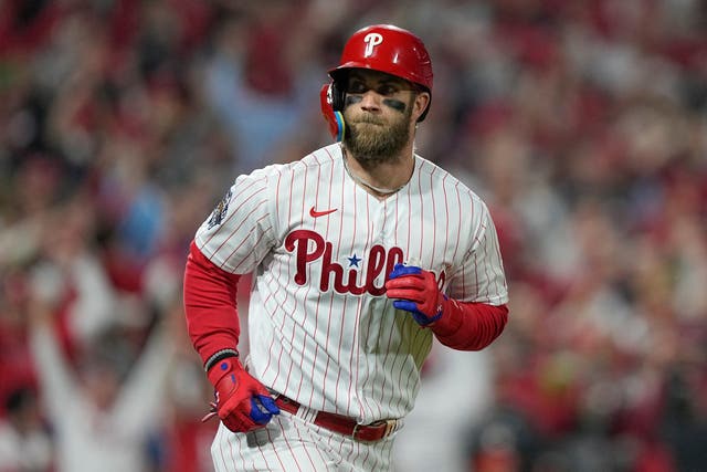 The Philadelphia Phillies have taken a 2-1 lead in the World Series following a commanding 7-0 victory over the Houston Astros (David J Phillip/AP)