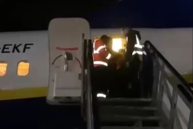 <p>Passengers found their Ryanair flight overbooked</p>