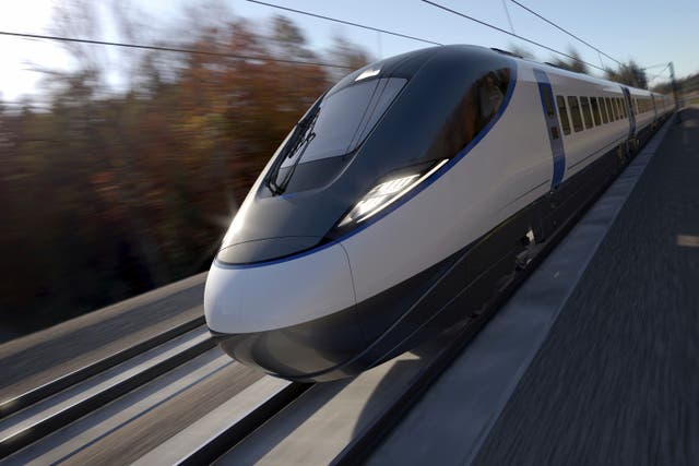 Transport Secretary Mark Harper has insisted the Government is ‘committed’ to HS2 (HS2/PA)