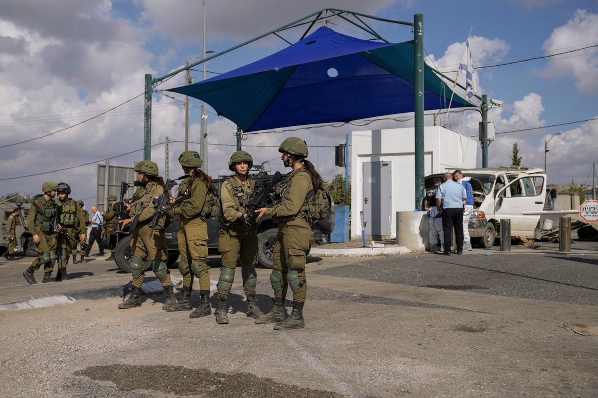 Palestinian shot dead after driving car into Israeli officer