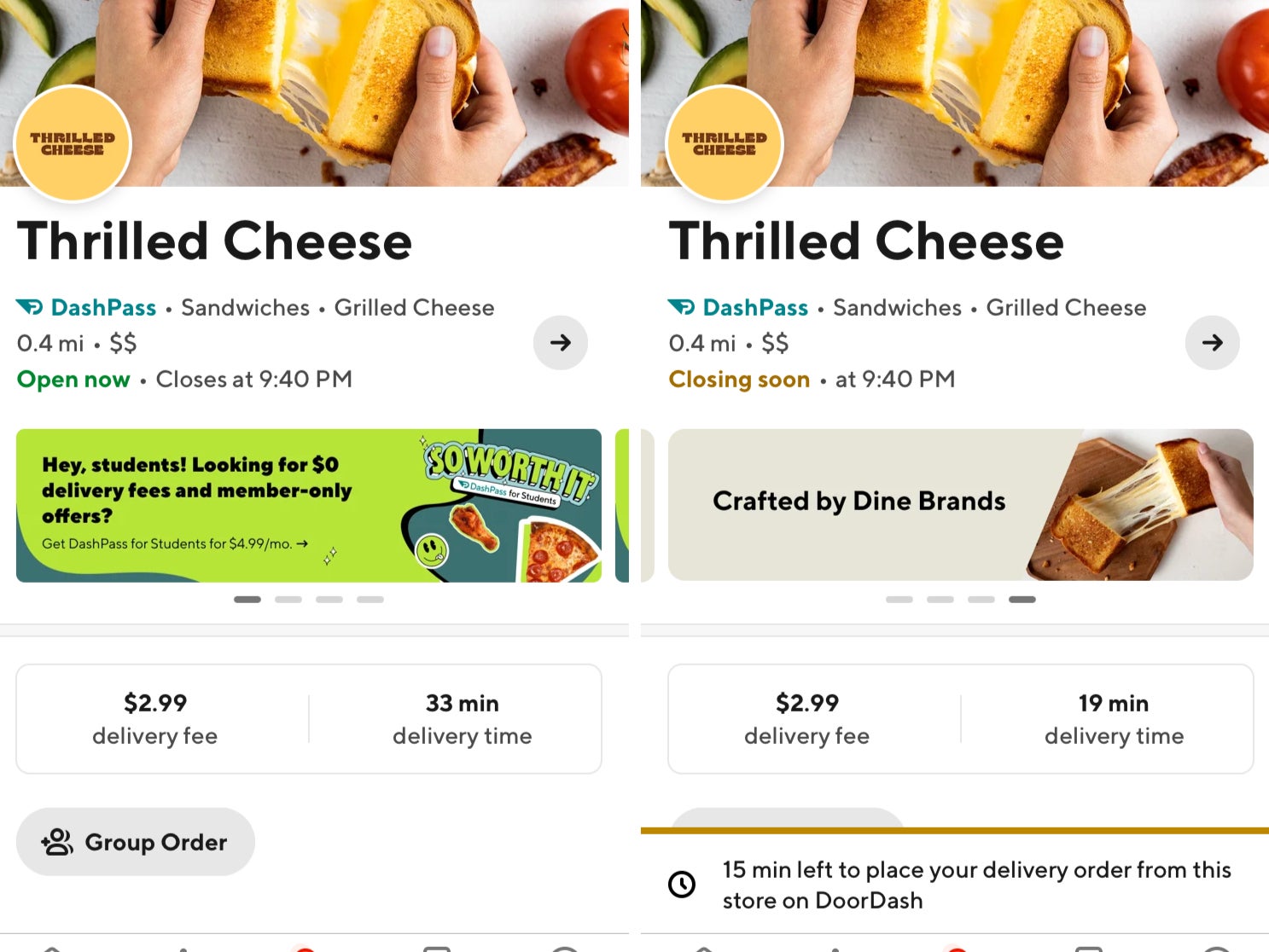 THIS IS NOT US! Now someone created a DoorDash restaurant using