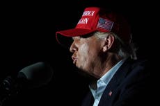 Trump news – live: Trump calls for Mitch McConnell to be impeached as Oath Keepers message to him revealed