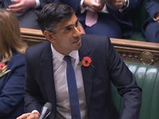 Rishi Sunak news – live: PM ditches leadership pledges manifesto and immigration plan