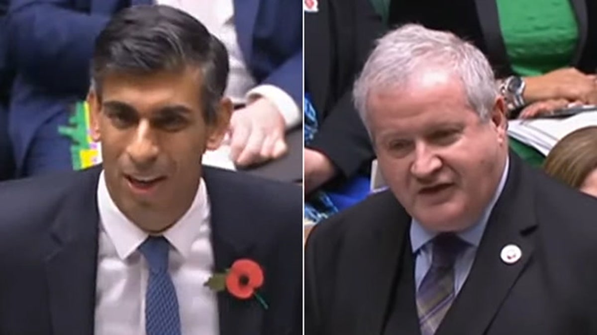Rishi Sunak grilled by Ian Blackford about benefits and pensions
