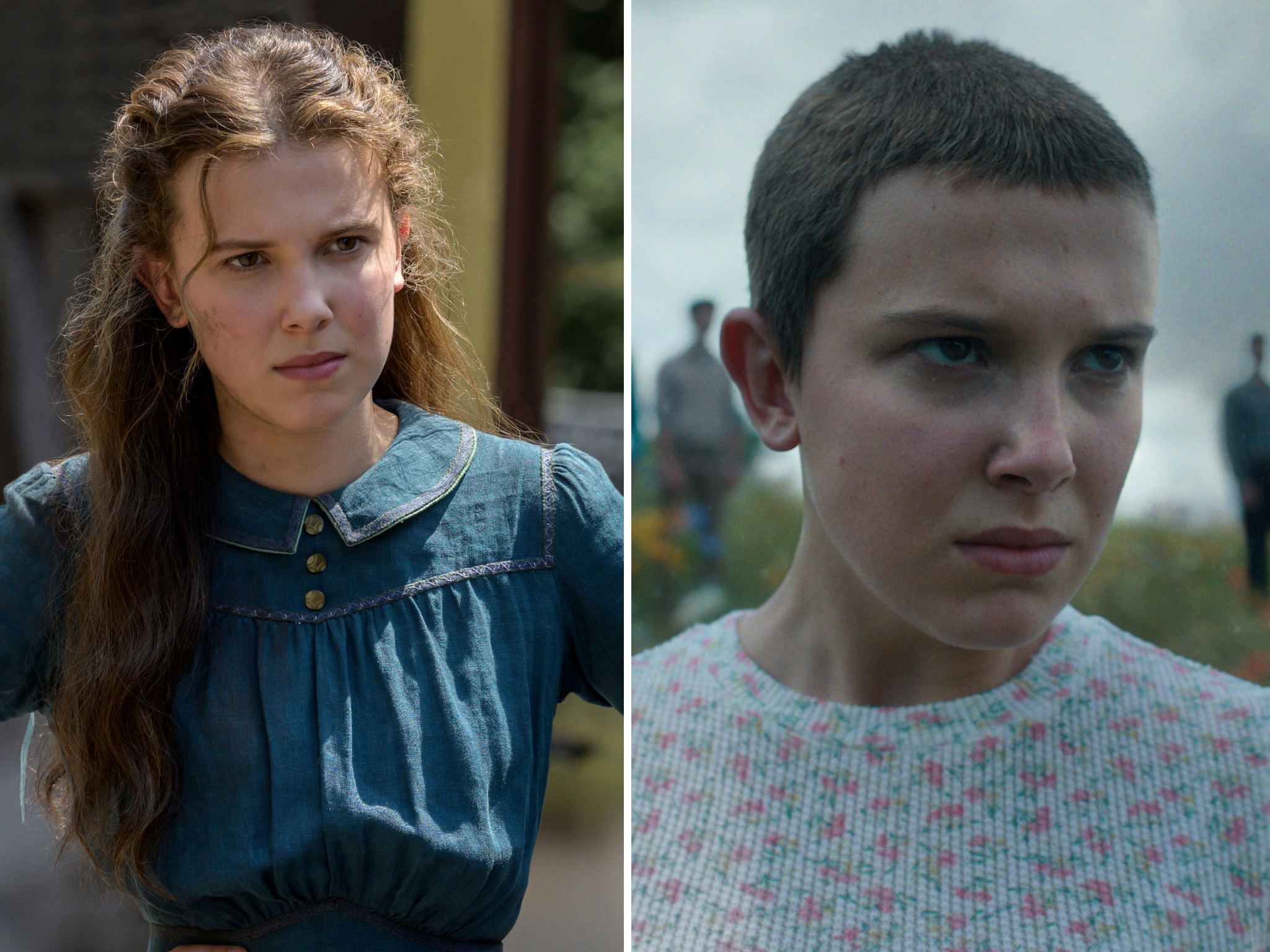 Millie Bobby Brown shows at Enola Holmes 2 world premiere