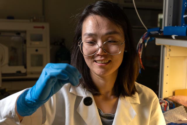 Adevice made up of programmable bacteria that can detect water contaminants (Rice University/PA)