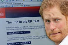Can you pass the British Citizenship test? Questions in quiz Prince Harry struggled with