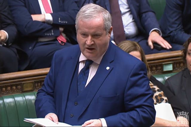 SNP Westminster leader Ian Blackford said the Government is ignoring the economic crisis it created (PA)