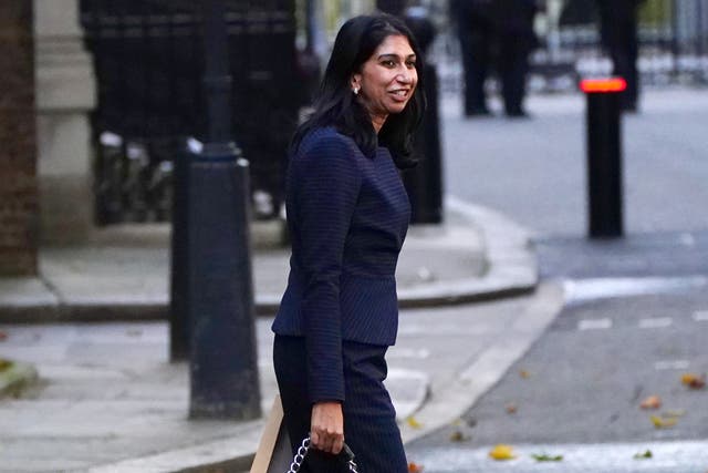 Suella Braverman is under mounting pressure to take control of the migrant crisis (Victoria Jones/PA)