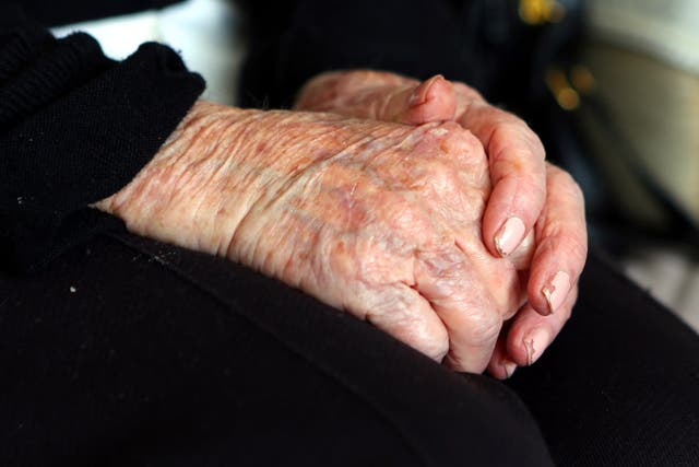 New report highlights how some elderly people are planning to cut down on care costs amid the cost-of-living crisis (Peter Byrne/PA)