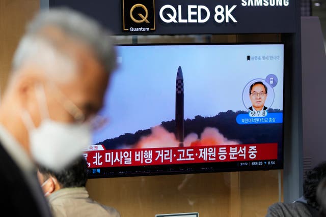 <p>North Korea has test launched a barrage of missiles in just two days </p>