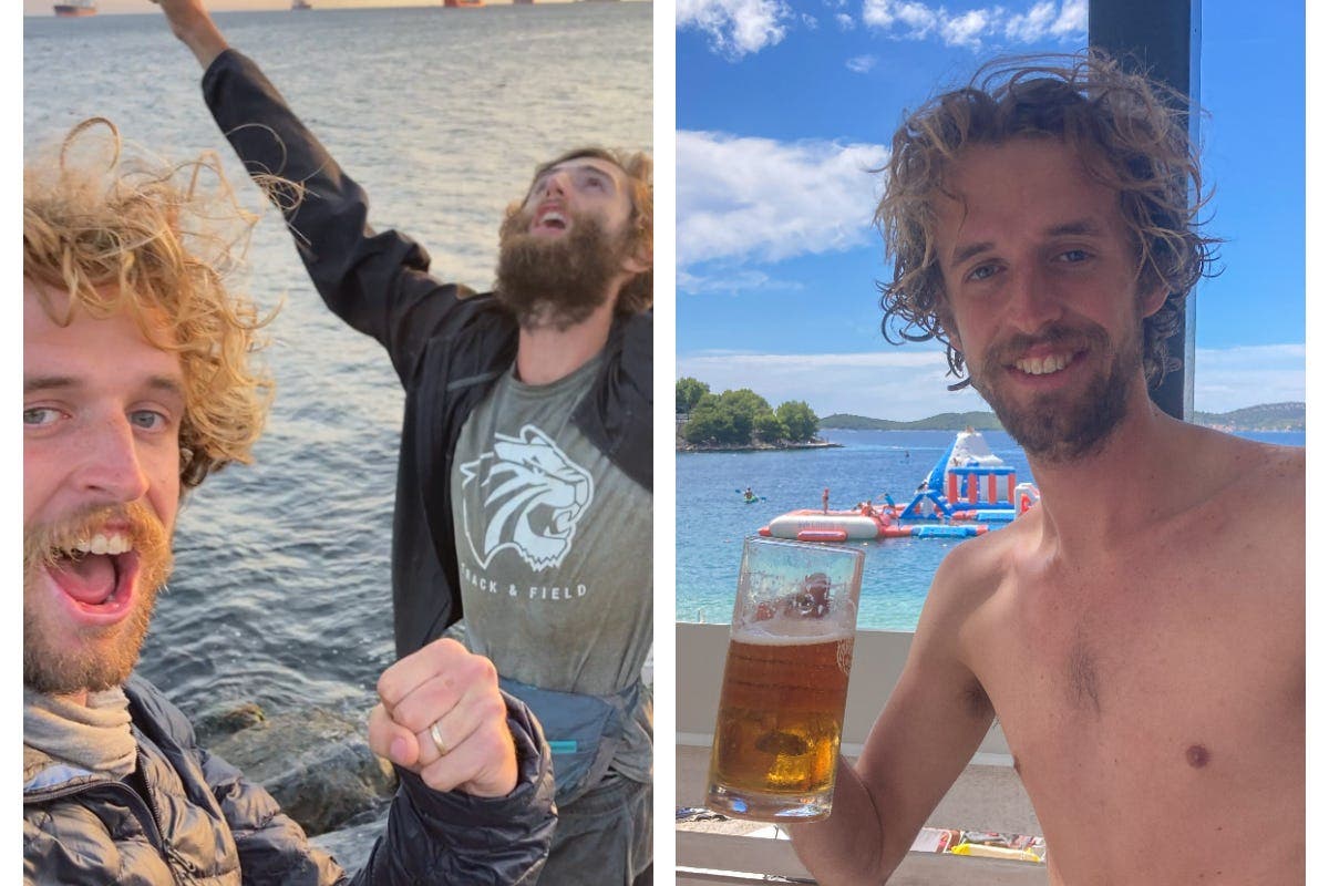 Best mates complete the ‘world’s longest pub crawl’ and toast the end of their 3,000 mile trek with a beer in Istanbul