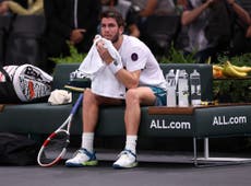 Cameron Norrie bundled out of Paris Masters by French qualifier Corentin Moutet