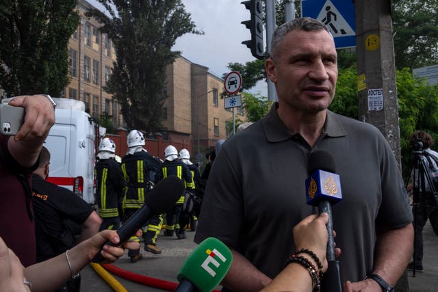 <p>Kyiv mayor Vitali Klitschko</p>