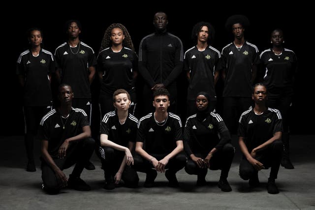 Stormzy said he is launching a football programme with Adidas for young people of black heritage to enhance and protect diverse representation in the sports industry (Stormzy/Merky FC/PA)