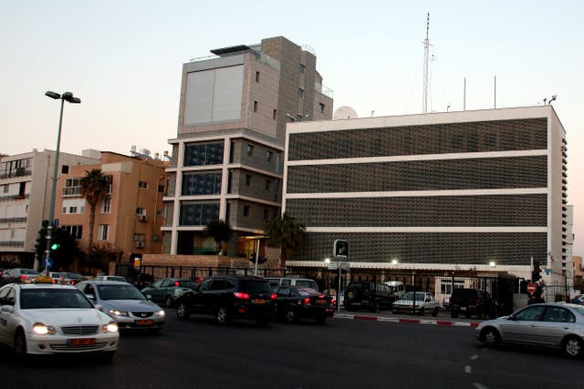 The British embassy in Tel Aviv, Israel (Andrew Parsons/PA)