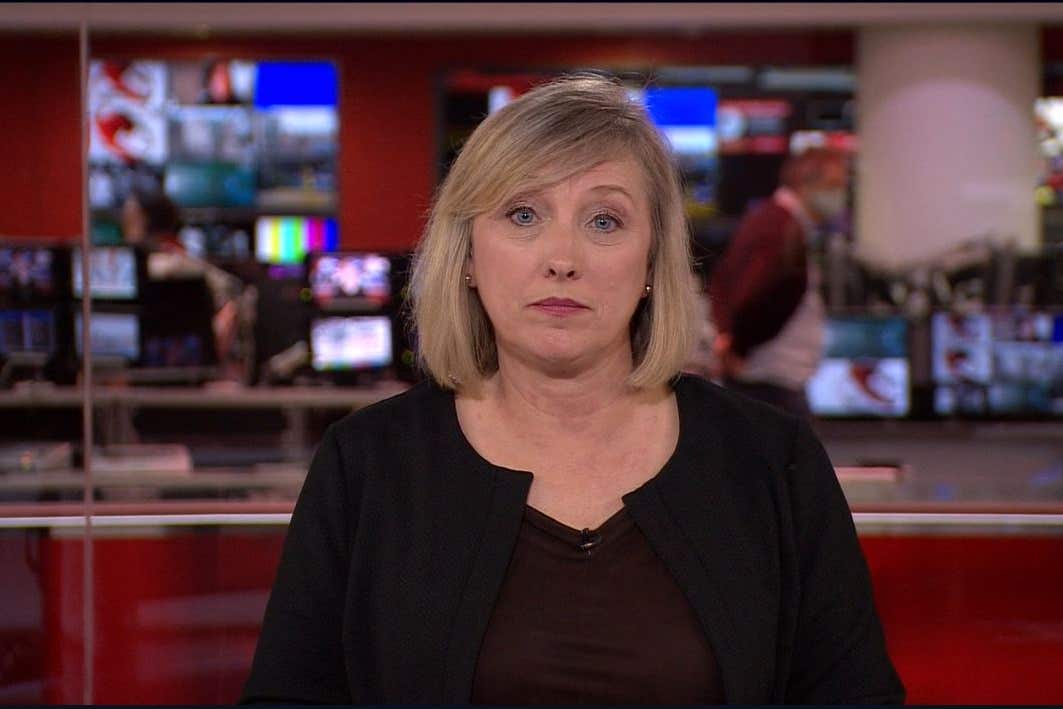 Martine Croxall was taken off air following the BBC News episode on October 23